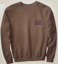 Beautiful Campaign Home Decor Brown Crewneck Sweatshirt